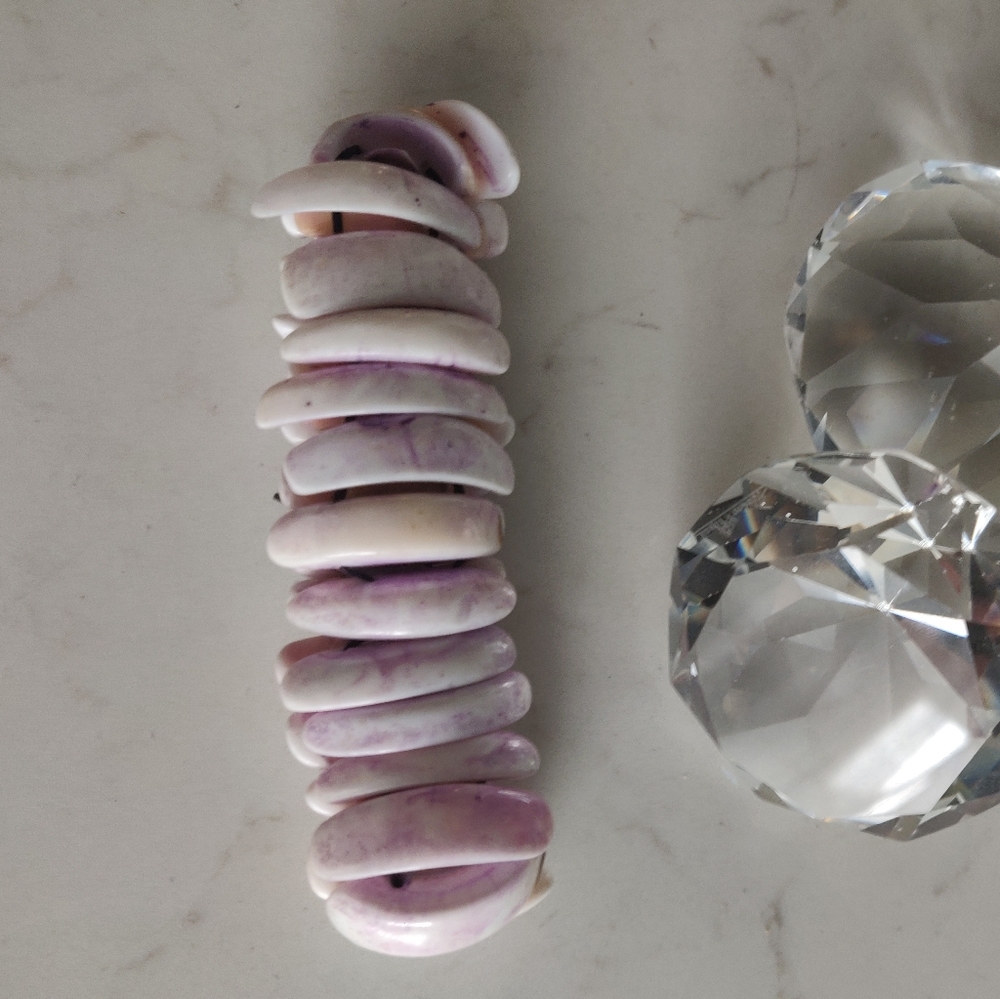 Shell stretchy bracelet - Picture 4 of 5